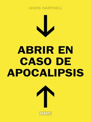cover image of Abrir en caso de Apocalipsis